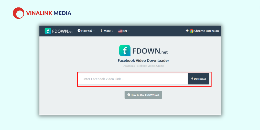 FDown.net cho Facebook